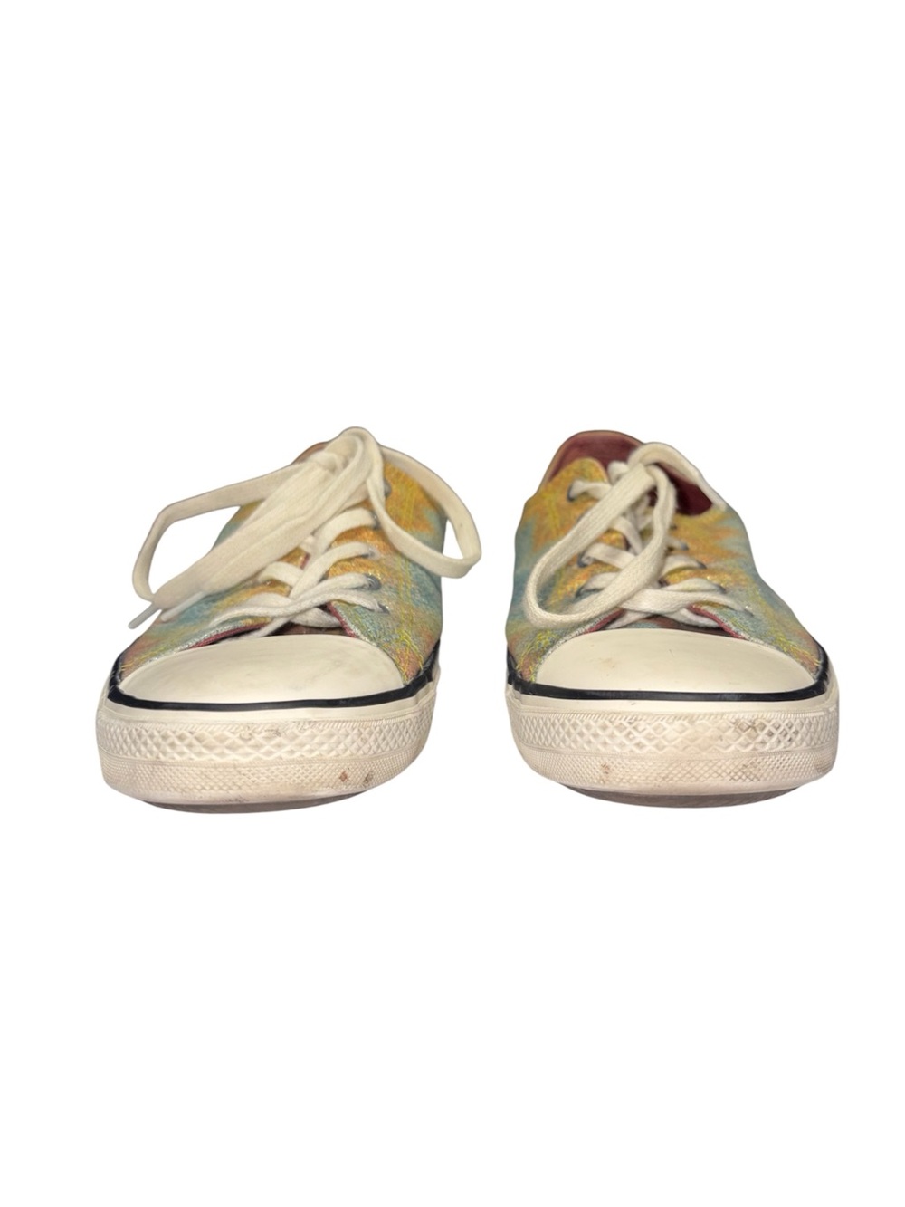 Converse All Star X Missioni Multi-Color Low Top Sneakers Rainbow Glitter Size 6 - Picture 6 of 10